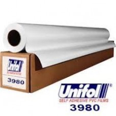 Unifol 3980 Seri Arkası Beyaz Solvent Baskı Folyosu
